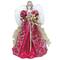 Santa's Workshop 16" Red Christmas Angel Tree Topper